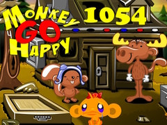 Cluiche Monkey Go Happy Stage 1054