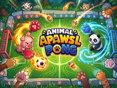 Cluiche Animal Paws Pong