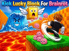 Cluiche Kick Lucky Block For Brainrot