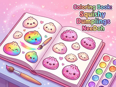 Cluiche Coloring Book: Squishy Dumplings NeeDoh