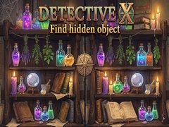 Cluiche Detective X Find hidden object