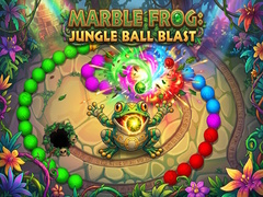 Cluiche Marble Frog: Jungle Ball Blast