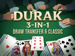 Cluiche Durak 3-in-1: Draw Transfer & Classic