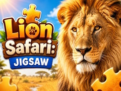 Cluiche Lion Safari Jigsaw 