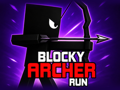 Cluiche Blocky Archer Run