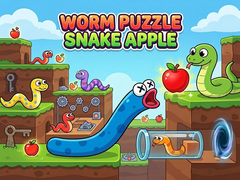 Cluiche Worm Puzzle: Snake Apple