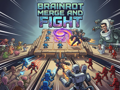 Cluiche Brainrot Merge and Fight