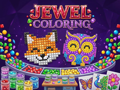 Cluiche Jewel Coloring