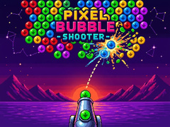 Cluiche Pixel Bubble Shooter