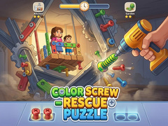 Cluiche Color Screw - Rescue Puzzle