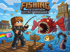 Cluiche Fishing: Catch the Secret Brainrot