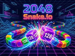 Cluiche 2048 Snake.io