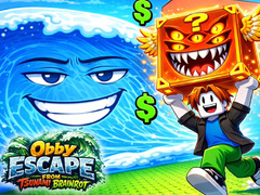 Cluiche Obby Escape from Tsunami Brainrot