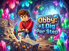 Cluiche Obby: +1 Dig Per Step