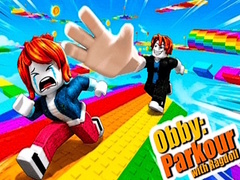 Cluiche Obby: Parkour with Ragdoll