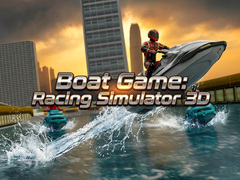 Cluiche Boat Game: Racing Simulator 3D