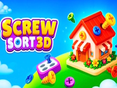 Cluiche Screw Sort 3D