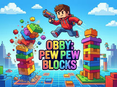 Cluiche Obby: Pew Pew Blocks