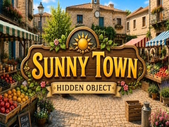 Cluiche Sunny Town Hidden Object