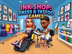 Cluiche Ink Shop: Dress & Tattoo Games