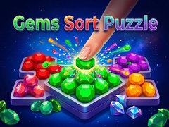 Cluiche Gems Sort Puzzle
