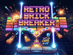 Cluiche Retro Brick Breaker