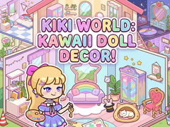 Cluiche Kiki World: Kawaii Doll Decor!