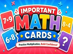Cluiche Important Math Cards