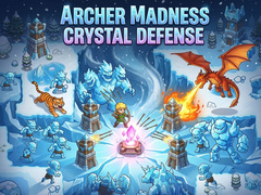 Cluiche Archer Madness: Crystal Defense