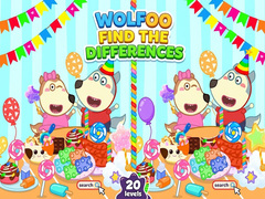 Cluiche Wolfoo Spot The Difference