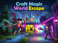 Cluiche Craft Magic World Escape 