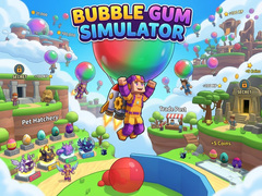 Cluiche Bubble Gum Simulator