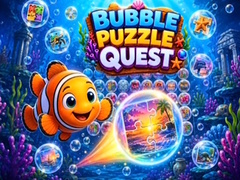 Cluiche Bubble Puzzle Quest