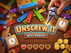 Cluiche Unscrew It: Bolt Puzzle