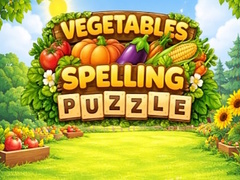 Cluiche Vegetable Spelling Puzzle