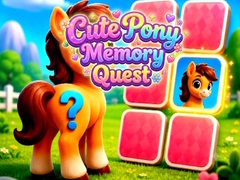 Cluiche Cute Pony Memory Quest