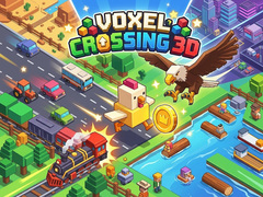 Cluiche Voxel Crossing 3D