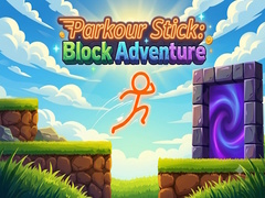 Cluiche Parkour Stick: Block Adventure