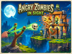 Cluiche Angry Zombies in Sight