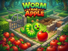 Cluiche Worm and Apple