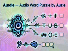 Cluiche Aurdle — Audio Word Puzzle by Auzle