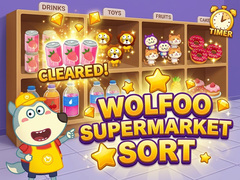 Cluiche Wolfoo Supermarket Sort