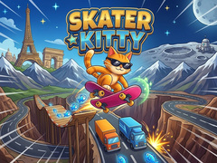 Cluiche Skater Kitty