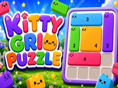 Cluiche Kitty Grid Puzzle