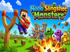 Cluiche Noob Slingshot: Monsters