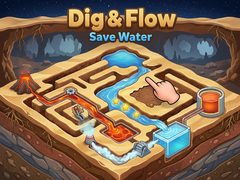 Cluiche Dig & Flow - Save Water