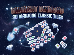 Cluiche Midnight Diamond 3D Mahjong: Classic Tiles