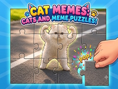 Cluiche Cat Memes: Cats and Meme Puzzles!