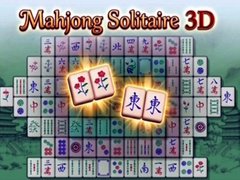 Cluiche Mahjong Solitaire 3D