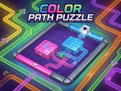 Cluiche Color Path Puzzle